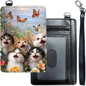 Credit Card Holder with Zipper, Slim RFID Blocking Card Wallet for Women Men Christian Cross Design PU Leather Small Accordion Card Case Wallet, ID Card Organizer, Pocket Business Card Case in Kuwait