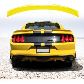 Rear Trunk Spoiler Compatible with 2015-2022 Mustang, H Style Spoiler Wing Triple Yellow (Color Code: H3) in Saudi Arabia