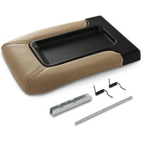 ANDPLAY Center Console Lid Cover Black Compatible with GMC Yukon/Yukon XL 2001-2006 Fit Chevy Silverado, Avalanche, Suburban, Tahoe, GMC Sierra, Yukon, Escalade 1999-2007 19127364, 19127365 in Kuwait