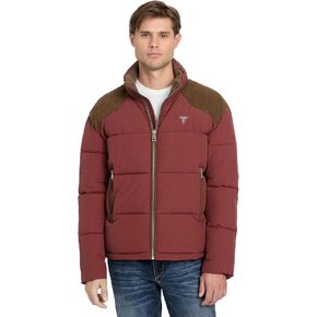 GUESS Men's New Larry Blocking Heavy Puffa Jacket in Kuwait