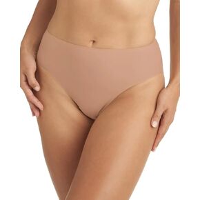 TC Fine Intimates Wonderful Edge Matte Microfiber Modern Hi-Cut Brief L, Rose Beige in Kuwait