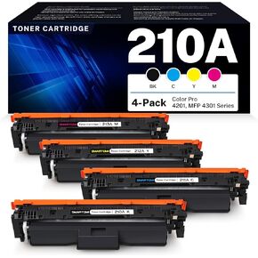 210A Toner Cartridges 4 Pack Compatible Replacement for HP 210A W2100A W2101A W2102A W2103A 210X Works with HP Color Pro MFP 4301 4201 Series 4201dw 4201dn MFP 4301fdw 4301dw 4301fdn Printer in Saudi Arabia
