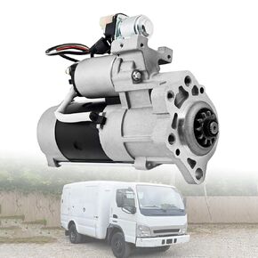 M008T55371 Starter Compatible with Mitsubishi Fuso FE 4M50 Sterling 360 4M50 4.9L 2000-2008 M008T55371ZC RM241969E RM221564E M8T55371ZC M8T55371 ME221564 ME241969 ME2H6020C S80278 in Kuwait