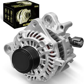 Oktiger Upgraded Alternator for Honda Accord 2014 2015 2016 2017 Ex Lx Ex-l Lx-s Sport 2.4L Automatic CVT Transmission 2.4L L4 12V 110A Clockwise 7-Groove Clutch Pulley, OE 31100-5A2-A02 in Kuwait
