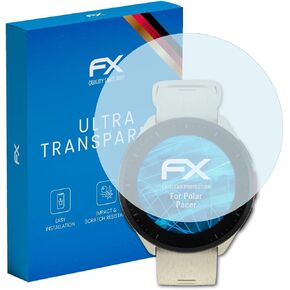 طبقة واقية من الزجاج البلاستيكي atFoliX متوافقة مع واقي الزجاج Polar Pacer، وواقي شاشة زجاجي 9H Hybrid-Glass FX من البلاستيك in Kuwait
