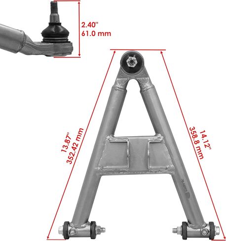 Caltric Front Lower Left A-Arm Compatible with Yamaha Raptor 350 Yfm350R Yfm 350R 2004-2010 in Saudi Arabia