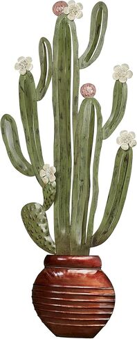Touch of Class Desert Blooms Cactus Wall Art Green 16" Wx1.5 Dx36 H in Saudi Arabia