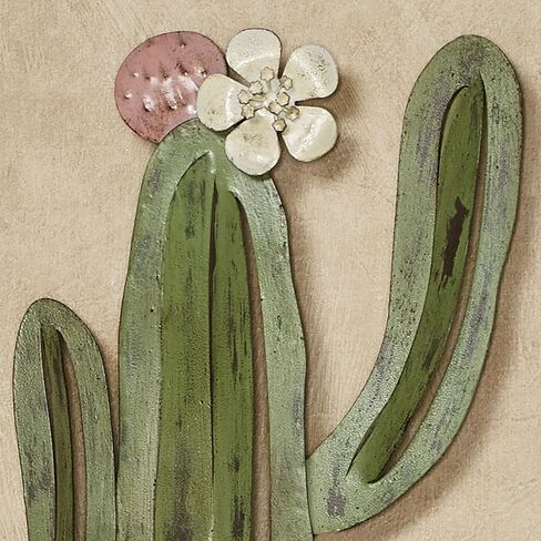 Touch of Class Desert Blooms Cactus Wall Art Green 16" Wx1.5 Dx36 H in Saudi Arabia