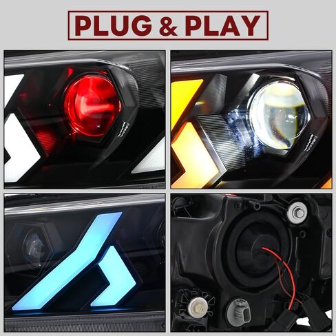 New Headlamp Compatible with Honda Accord 4-dr LX Touring Hybrid EX EX-L Sport Sedan 2013 2014 2015 Headlights for 9th Gen Accord 2013-2015 Front Head Lamps,1 Pair in Saudi Arabia