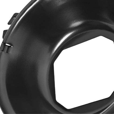 HECASA 4 PCS Headlight Buckets Compatible with 1964-1972 Chevrolet Chevy Chevelle/El Camino/Impala 1966-1970 Pontiac GTO/LeMans/Tempest Headlamp Molding Steel Electrophoresis Black in Saudi Arabia