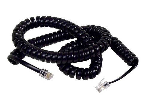 Belkin F8V101-12-BK 12' Coiled Telephone Handset Cord - Black in Kuwait