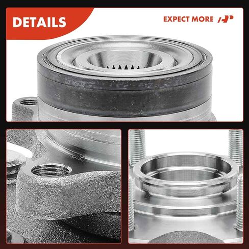 A-Premium 2 x Front Wheel Bearing and Hub Assembly with 6-Lug Compatible with Mitsubishi Montero 2001-2006 in Saudi Arabia