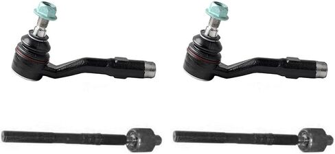 Set of 4 Front Inner Outer Steering Tie Rod End Tie Rods Replacement HZGEBTECH For BMW 525xi 2007 2006 For BMW 528i xDrive 2010 2009 For BMW 530xi 2007 2006 For BMW 535xi 2008 in Kuwait