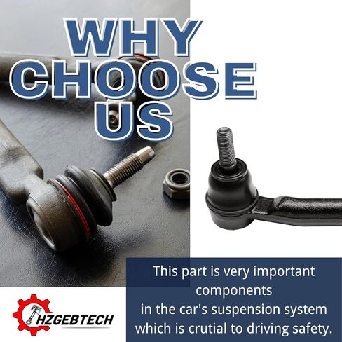 Set of 4 Front Inner Outer Steering Tie Rod End Tie Rods Replacement HZGEBTECH For BMW 525xi 2007 2006 For BMW 528i xDrive 2010 2009 For BMW 530xi 2007 2006 For BMW 535xi 2008 in Kuwait