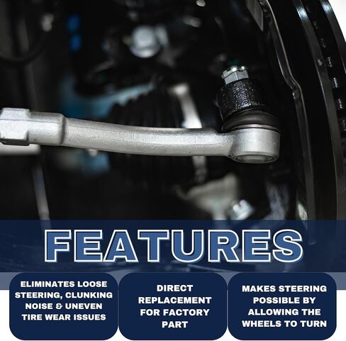 Set of 4 Front Inner Outer Steering Tie Rod End Tie Rods Replacement HZGEBTECH For BMW 525xi 2007 2006 For BMW 528i xDrive 2010 2009 For BMW 530xi 2007 2006 For BMW 535xi 2008 in Kuwait