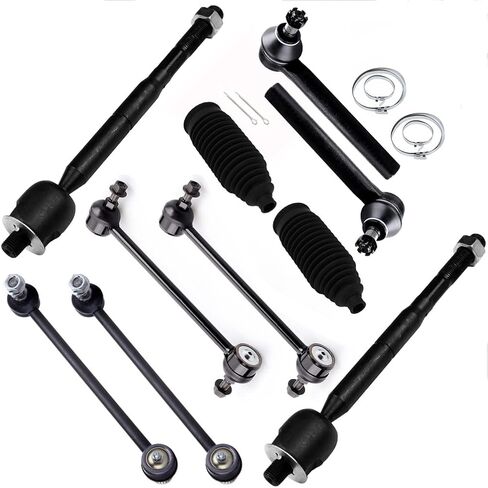 SCITOO 10pcs Suspension Kit Sway Bar Links Inner Outer Tie Rod Ends w/Steering Boots fit for 2004-2006 for Lexus RX330 2007-2009 for Lexus RX350 2004-2007 for Toyota for Highlander in Saudi Arabia