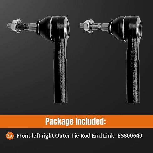 LCWRGS Front Outer Tie Rod Ends Fits for Chevrolet Equinox 2010-2017, GMC Terrain 2010-2017, Cadillac SRX 2010-2016, ES800640-2pcs in Saudi Arabia