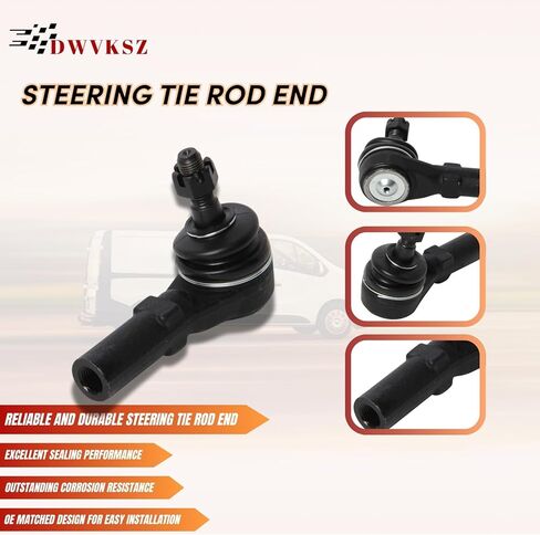 Tie Rods Inner and Outer Complete Kit - 4PC Inner and Outer Steering Tie Rod End Set Dwvksz for Honda CR-V 2.4L 2007-2011 in Kuwait