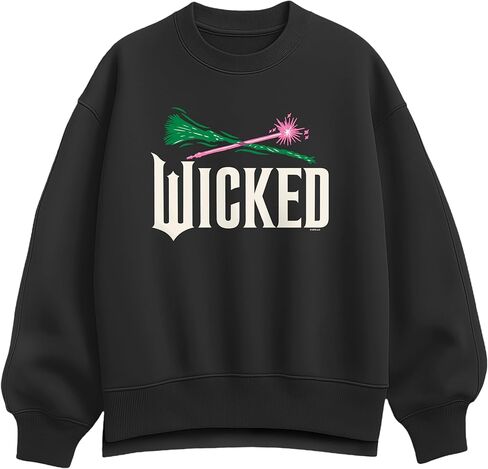HYBRID APPAREL Wicked - Wicked Icons - Ladies Oversized Fleece Crew Sweatshirt in Saudi Arabia
