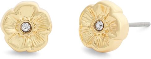 أقراط نسائية من COACH Jewelry على شكل وردة الشاي المميزة in Saudi Arabia