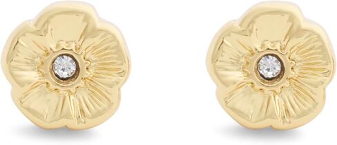 أقراط نسائية من COACH Jewelry على شكل وردة الشاي المميزة in Saudi Arabia