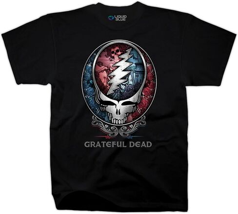Liquid Blue Unisex-Adult Plus Size Grateful Dead Bertha SYF Short Sleeve in Kuwait
