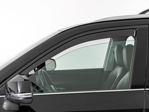 WeatherTech Custom Fit Side Window Deflectors for Lexus TX 500h, Grand Highlander, TX - (801075IMB), Matte Black in Saudi Arabia