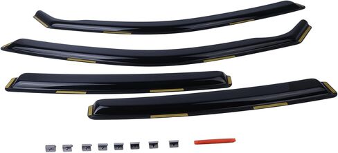 4Pcs Window Rain Guard Vent Visors Shades, Compatible with Dodge Charger 2011-2023, in-Channel Wind Deflectors Vent Visors for Sun Protection Replacement in Kuwait