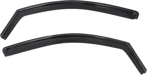 IKON MOTORSPORTS in Channel Window Visors Compatible with 2004-2015 Nissan Titan Extended/King Cab, Acrylic Black Rain Guards, Side Window Wind Deflectors 2PCS in Saudi Arabia
