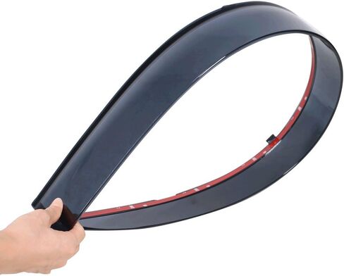 IKON MOTORSPORTS，Window Visor Compatible with 2017-2022 Toyota C-HR, Injection Polycarbonate with Black Chrome Trim 4PCS Wind Deflector Rain Guard Shade, 2018 2019 2020 in Saudi Arabia