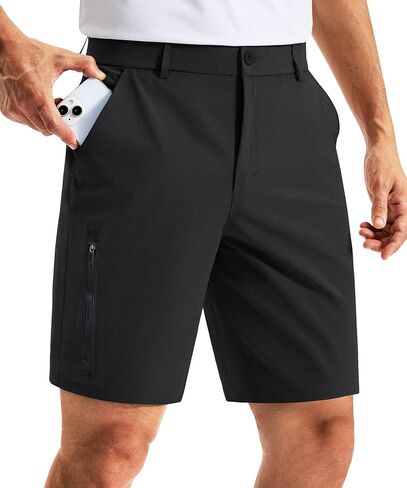 G Gradual Men's Golf Dress Shorts 7 Inch Inseam Lightweight Quick Dry Chino Casual Work Shorts for Men with 4 Pockets in Saudi Arabia
