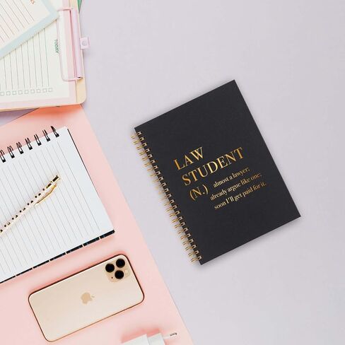 هدايا طلاب القانون من vizuzi للنساء، هدايا كلية الحقوق، هدية لطلاب القانون، أسبوع المحامي المستقبلي، دفاتر الملاحظات الحلزونية لعيد الميلاد ZXW6 in Kuwait