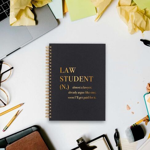 هدايا طلاب القانون من vizuzi للنساء، هدايا كلية الحقوق، هدية لطلاب القانون، أسبوع المحامي المستقبلي، دفاتر الملاحظات الحلزونية لعيد الميلاد ZXW6 in Kuwait