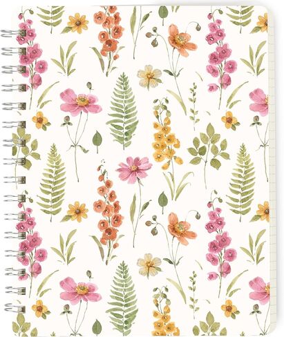 Primitives by Kathy Flower Garden Spiral Notebook in Saudi Arabia