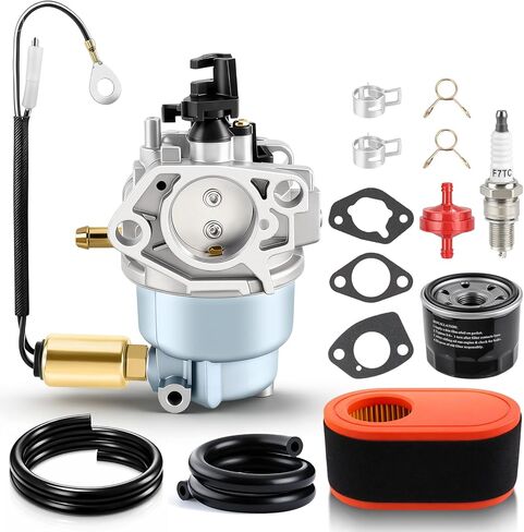 R1000 Carburetor for Craftsman T1000 T1200, Cub Cadet CC30 CC760ES, MTD CLT38G CLT42G, Troy-Bilt TBWC33XP TB42 Mower, 4P90JUE, 4P90JUD Engine, Replace Part# 951-05149, with Air Filter Turn Up Kits in Kuwait