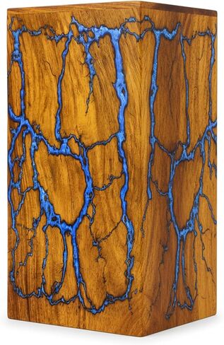 Wooden Cremation Urn Extra Large Size Adult Wood Box Capacity for up to 250 lbs Ashes for a Man or Woman Ground Burial Home or Funeral Memorial Cremation Urn for Ashes- Rose Wood in Kuwait