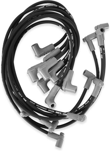MSD 31293 Super Conductor Spark Plug Wire Set Black in Saudi Arabia