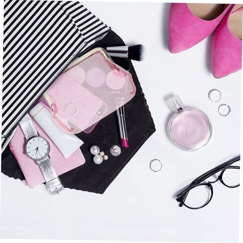 3pcs Clear Coin Purse for Women Transparent Wallets with Clasp Design Change Pouches in White Purple Pink Compact Organizer for Cash Coins Earphones in Saudi Arabia