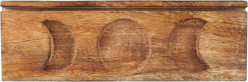 Handmade Wooden Tarot Card Holder Stand Set of 2– Crystal Altar Display for Daily Tarot Reading, Witchy Décor, Spiritual Gift, Fits Standard Tarot Decks in Kuwait