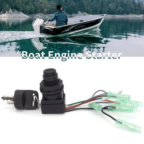 37110 92E00 Boat Main Switch Ignition Key Assembly for Suzuki 2 & 4 Stroke 8-225 HP Outboard Motors Control Box Replaces 37110-92E01 37110-99E01 Sierra MP51010 in Kuwait