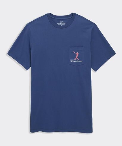 Vineyard Vines Men's Baseball Silo USA Short-Sleeve Pocket Tee in Saudi Arabia