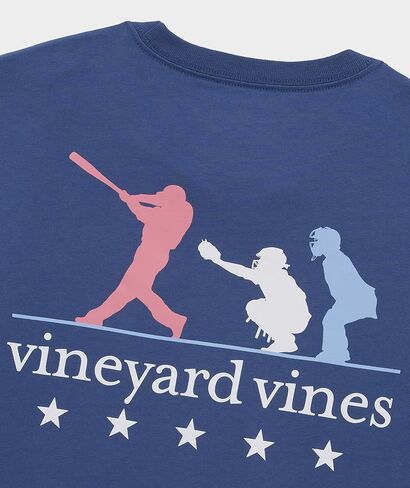 Vineyard Vines Men's Baseball Silo USA Short-Sleeve Pocket Tee in Saudi Arabia