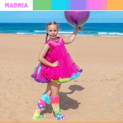 جوارب MADMIA Let's Dance، جوارب رقص جميلة تصل إلى الركبة مع شرابات مصنوعة خصيصًا في الأعلى! in Kuwait