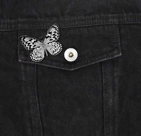 Paper Kite Butterfly Hard Enamel Pin in Kuwait