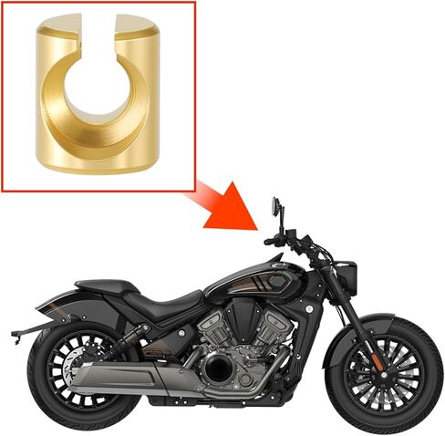 6 PCS Upgraded Throttle Idle Cable Ferrules Compatible with Harley 1996-2006 FLHR Road King 2009-2017 FXDF Fat Bob, End Joint Guide Nut Kit, Anti-Vibration Guide Nut for Carburetor Idle Control​​ ​​ in Kuwait