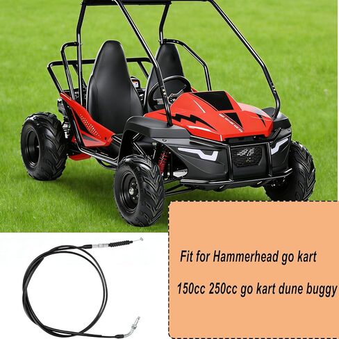 82 Inch Throttle Cable for 150cc 250cc Hammerhead MudHead 208R Tomberlin Crossfire 150R Carter Talon Dong Fang American Sportworks Off Road ATV Go Kart Throttle Cable in Kuwait