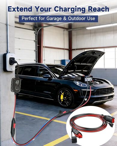 5FT 14AWG GC004 Extension Cable Compatible with NOCO Genius Chargers, Heavy Duty Quick Release X-Connect Adapter for GENIUS1 GENIUS2 GENIUS5 GENIUS10 G3500 G7200 in Saudi Arabia