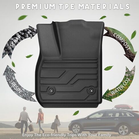 KARPAL Floor Mats for 2021-2025 2026 Buick Envision, All Weather TPE Protection Floor Liners Full Set Car Mats Accessories, Front & 2nd & Cargo Liner & Backseat Mat in Saudi Arabia