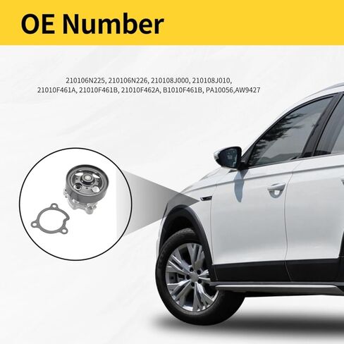 AW9427 Engine Water Pump Compatible with Nissan Altima Rogue Sentra 2.5L Engine Code QR25DE in Kuwait