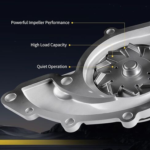 AW6749 Engine Water Pump Kit Fit for Nissan Rogue Sentra Altima Kicks Juke 2013 2014 2015 2016 2017 2018 2019 2020 L4 1.6L/1.8L/2.0L/2.5L 41102, W2614M in Kuwait